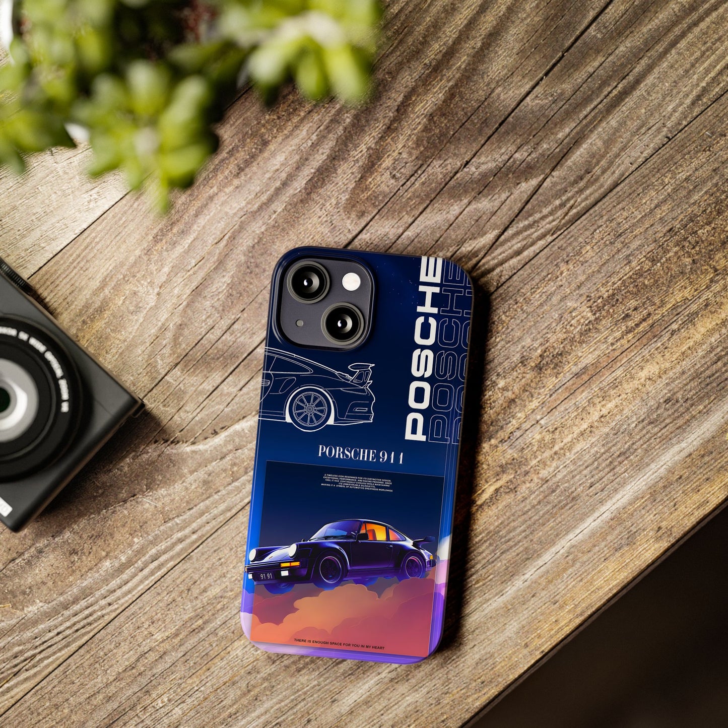 Porsche 911 Slim Phone Case - Stylish Car Design for Auto Enthusiasts