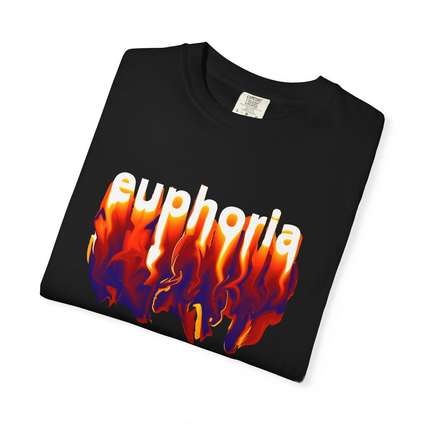 Euphoria Unisex Garment-Dyed T-Shirt - Feel Good Vibes, Perfect for Celebrations