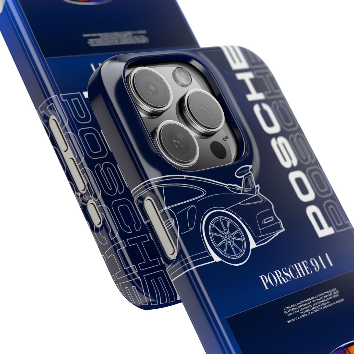 Porsche 911 Slim Phone Case - Stylish Car Design for Auto Enthusiasts