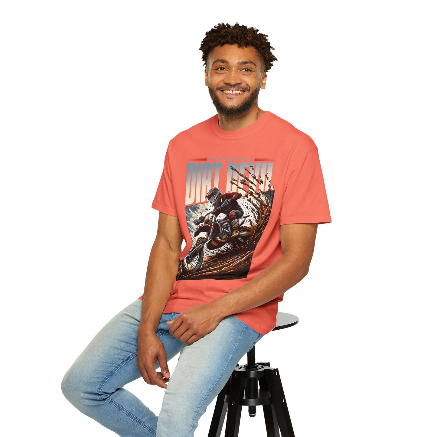Motocross Graphic T-Shirt - Dirt Devil Design