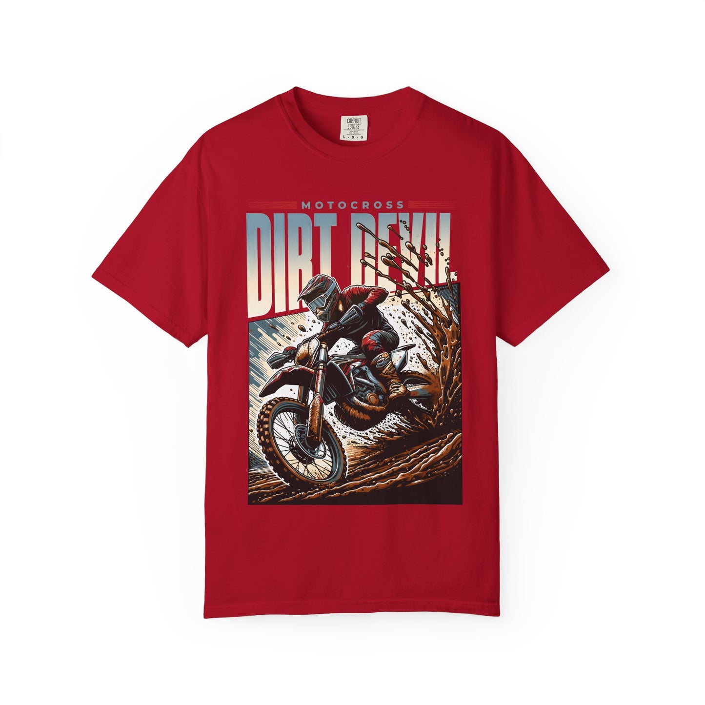 Motocross Graphic T-Shirt - Dirt Devil Design