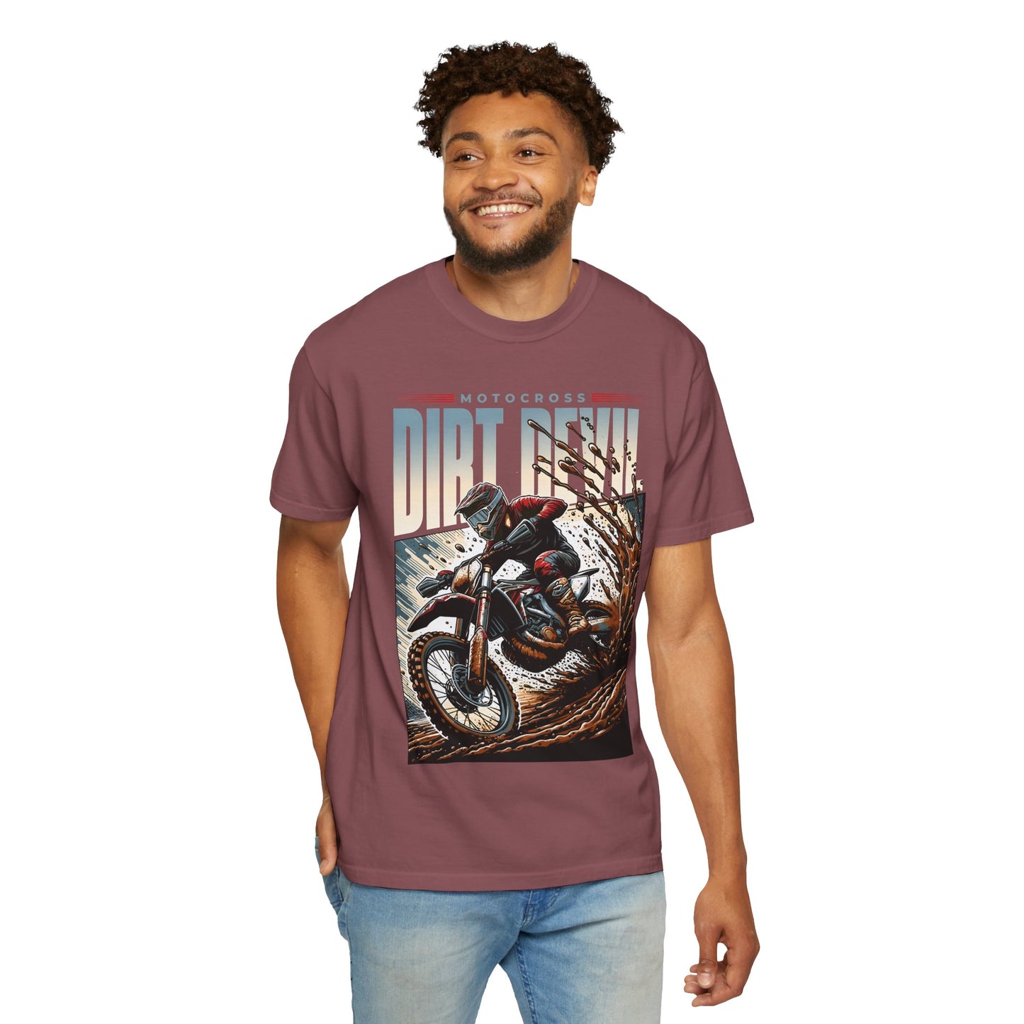 Motocross Graphic T-Shirt - Dirt Devil Design