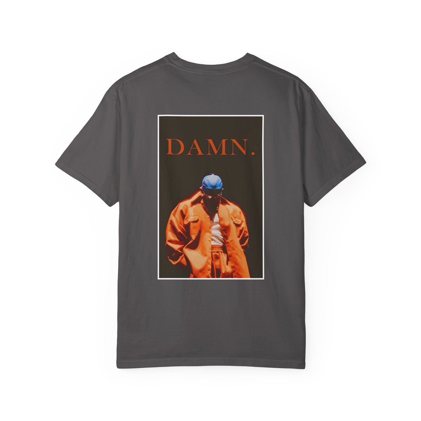 Unisex Garment-Dyed T-Shirt: DAMN. Graphic Tee for Casual Style
