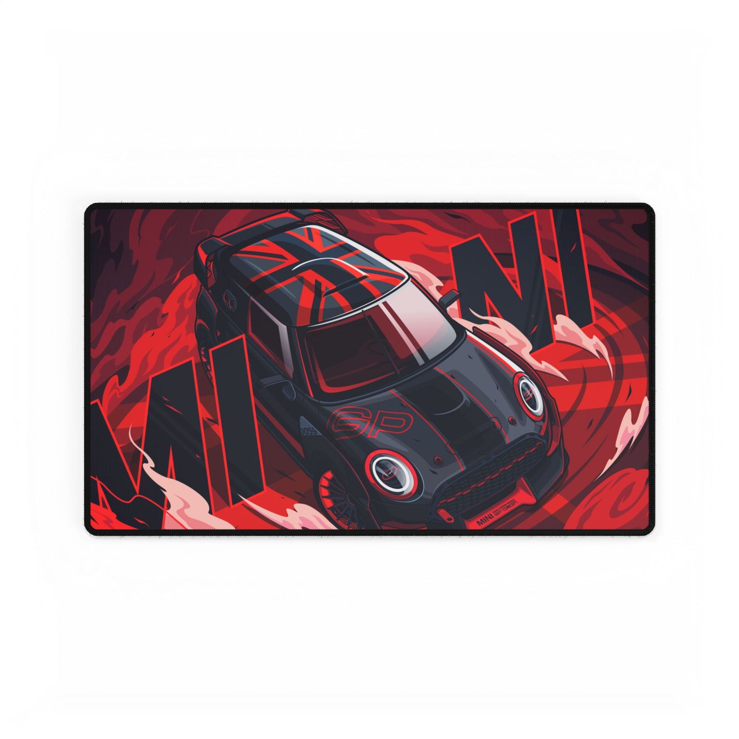 Racing-Themed Desk Mat for Gamers & Car Enthusiasts