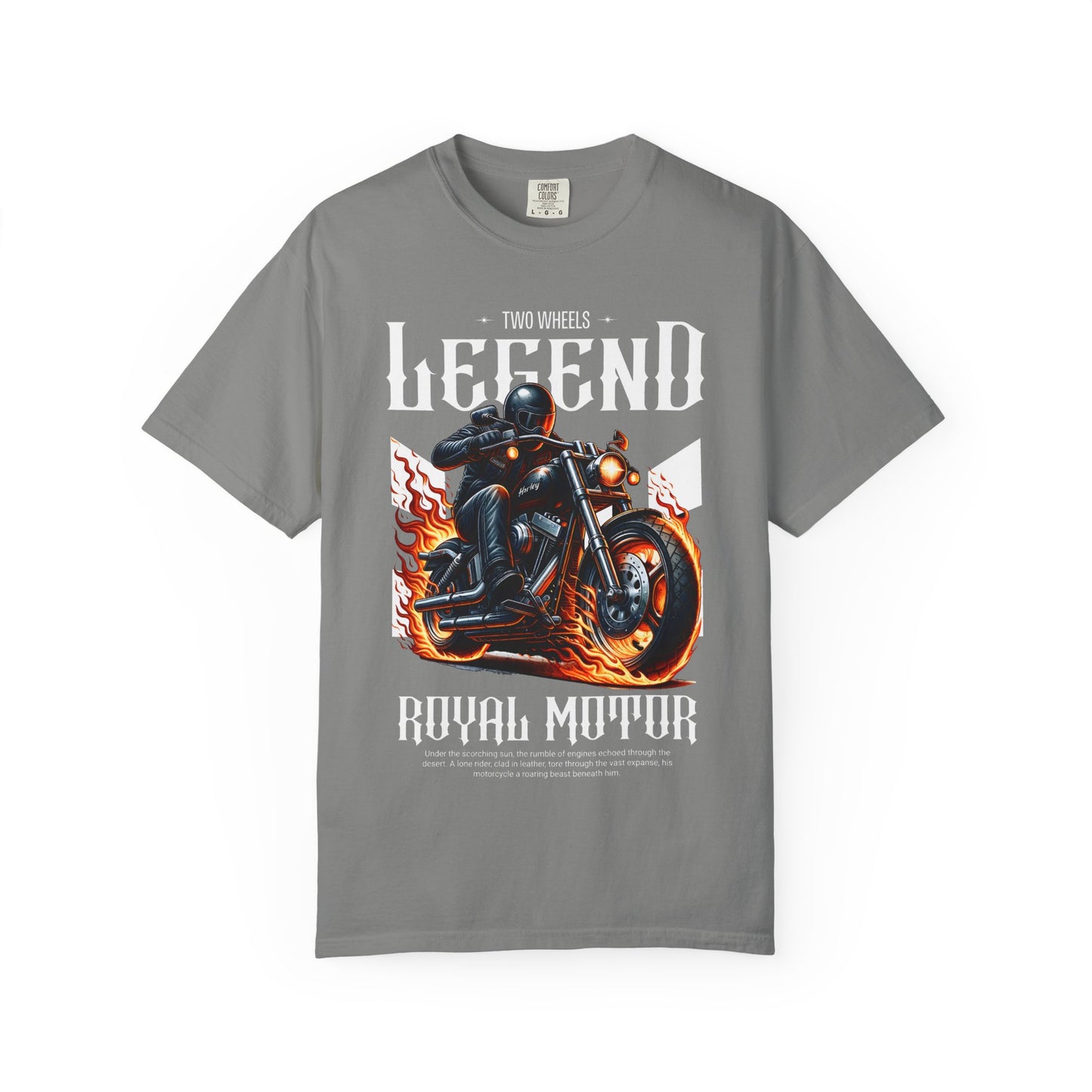Legendary Motorcycle Unisex Garment-Dyed T-shirt - Perfect for Riders & Bike Enthusiasts