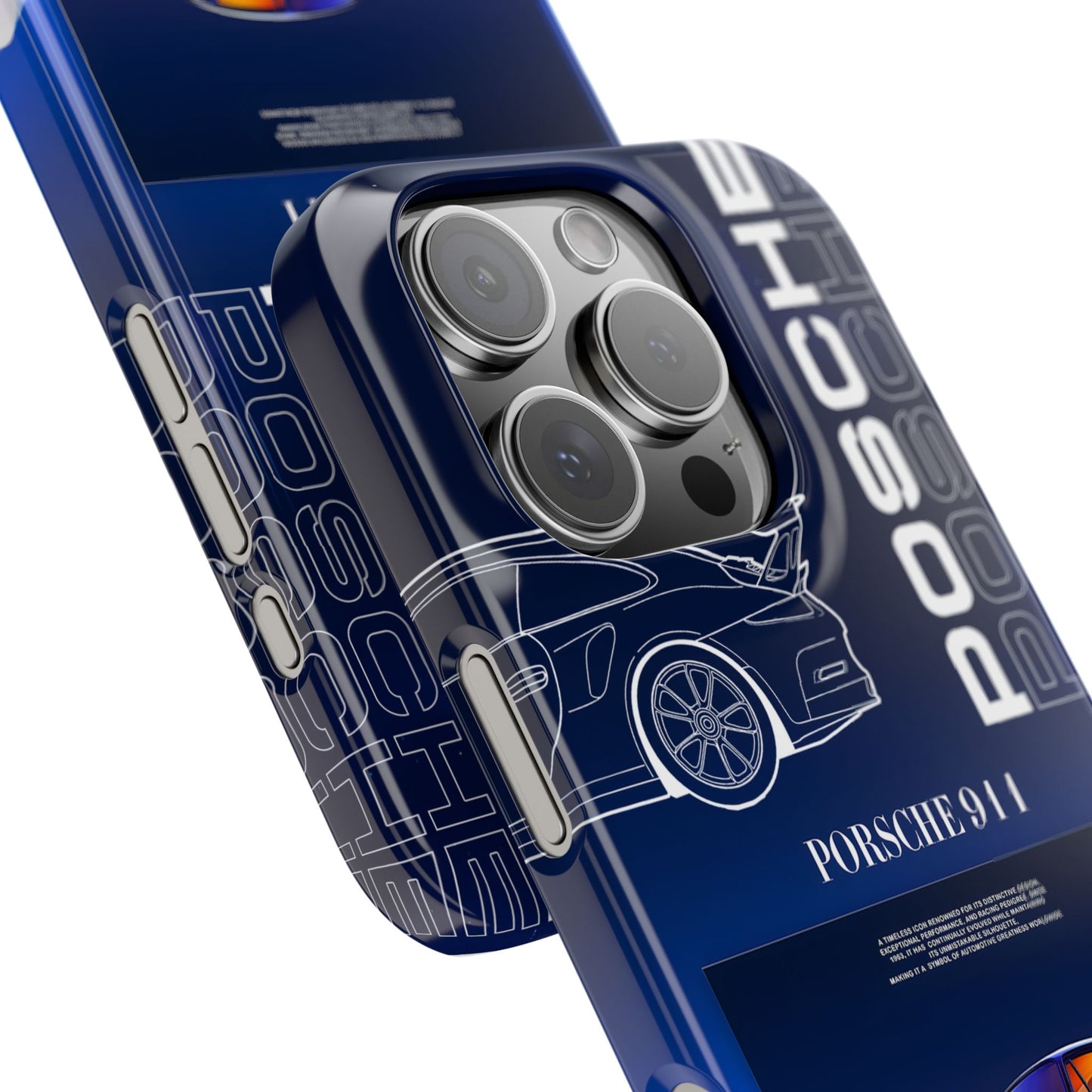 Porsche 911 Slim Phone Case - Stylish Car Design for Auto Enthusiasts