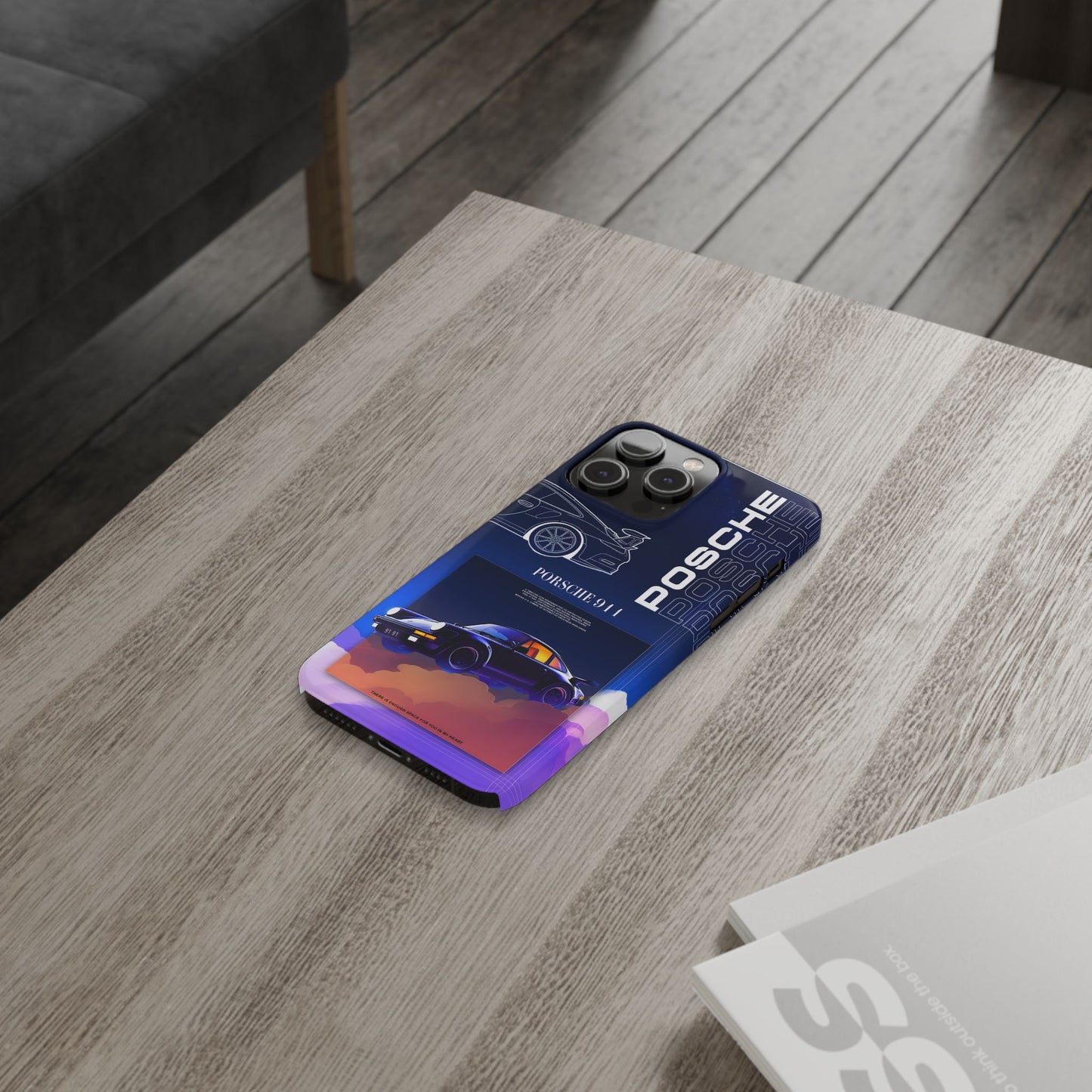 Porsche 911 Slim Phone Case - Stylish Car Design for Auto Enthusiasts