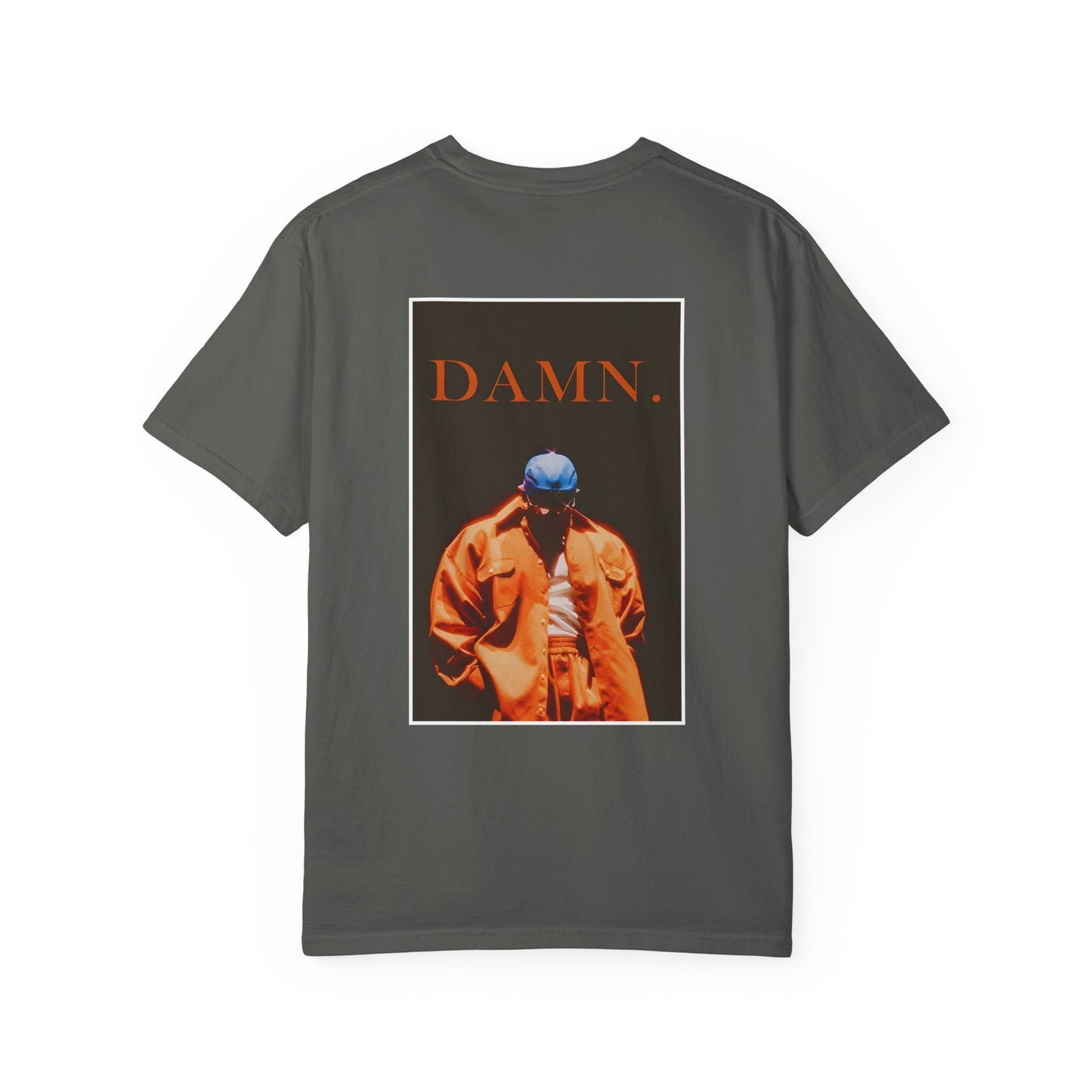 Unisex Garment-Dyed T-Shirt: DAMN. Graphic Tee for Casual Style