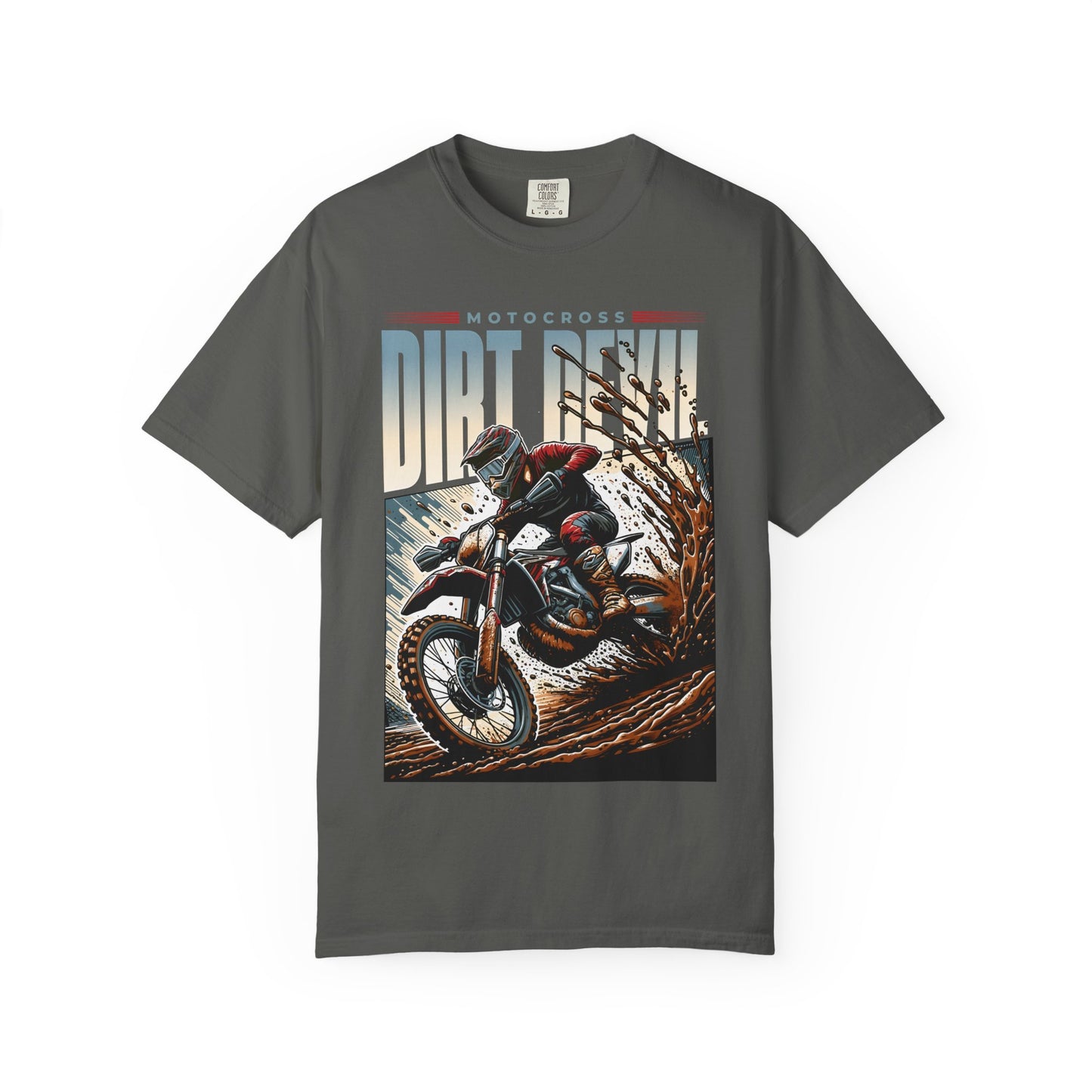 Motocross Graphic T-Shirt - Dirt Devil Design