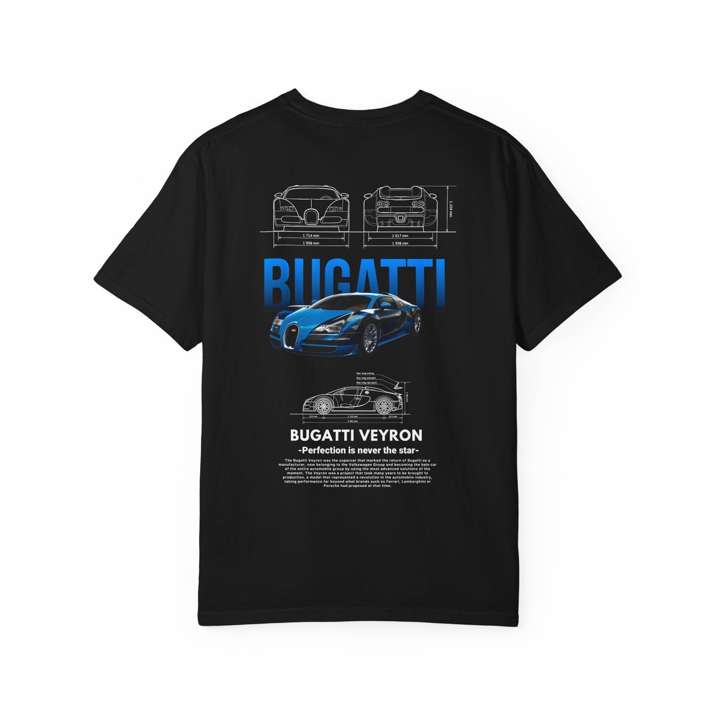Bugatti Veyron Unisex T-Shirt - Classic Car Enthusiast Tee with Graphic Design