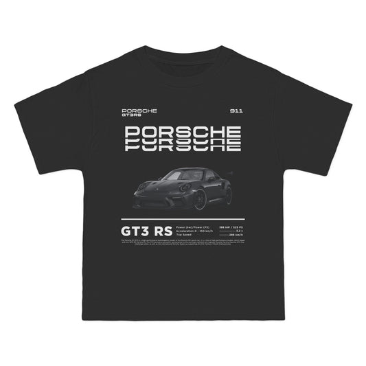 Porsche GT3 RS Short-Sleeve T-Shirt, Car Enthusiast Apparel, Sports Car Gift, Automotive Fashion, Motorsport Collectible, Birthday Present