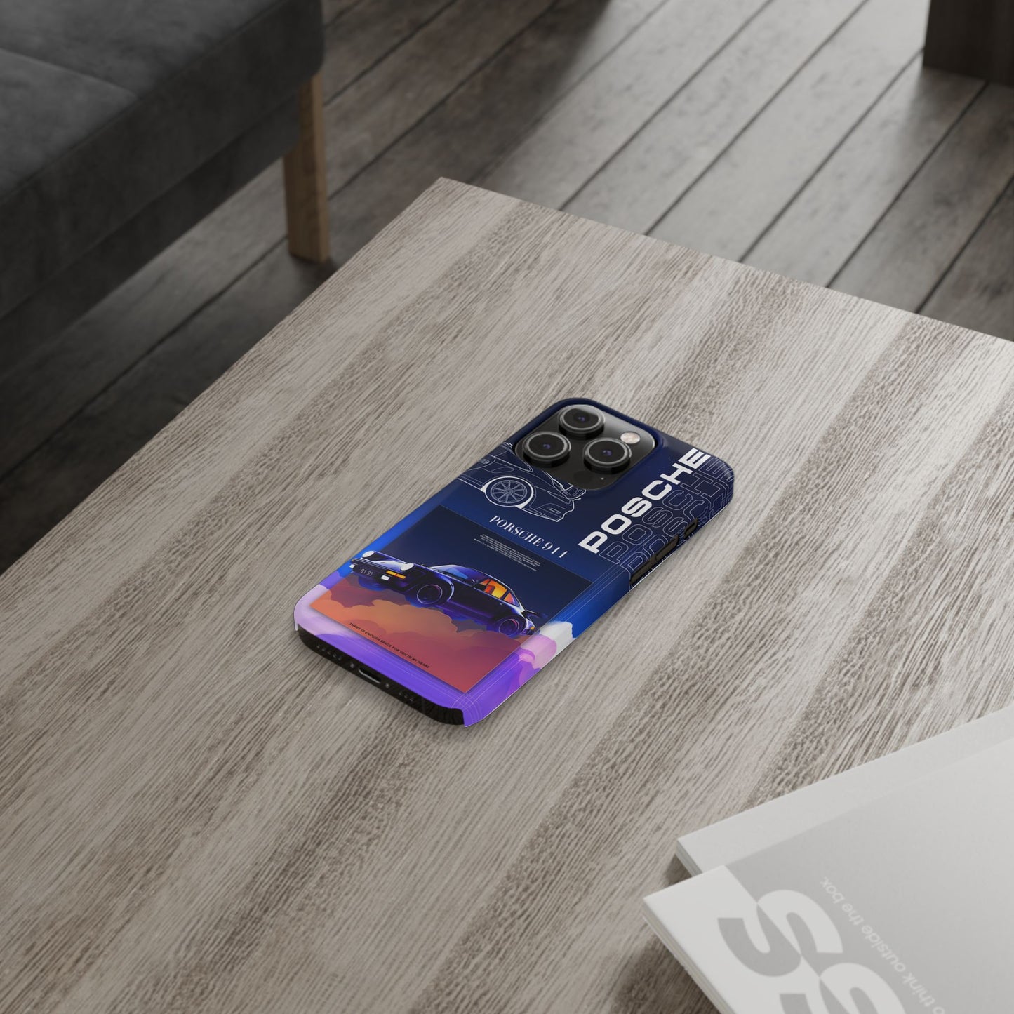 Porsche 911 Slim Phone Case - Stylish Car Design for Auto Enthusiasts