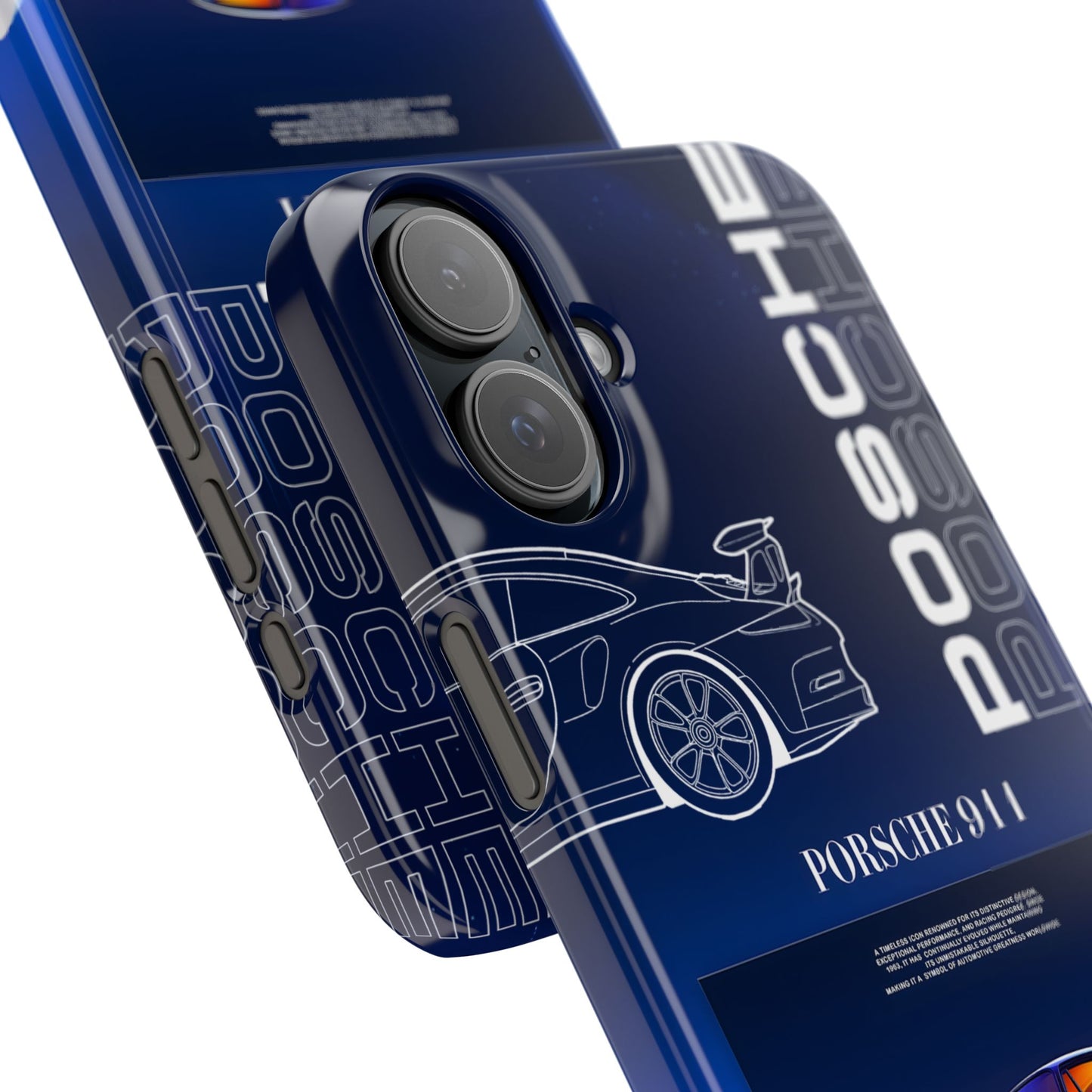 Porsche 911 Slim Phone Case - Stylish Car Design for Auto Enthusiasts