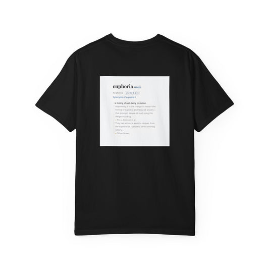 Euphoria Unisex Garment-Dyed T-Shirt - Feel Good Vibes, Perfect for Celebrations