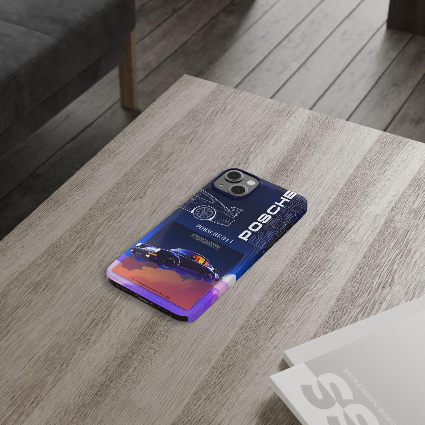 Porsche 911 Slim Phone Case - Stylish Car Design for Auto Enthusiasts