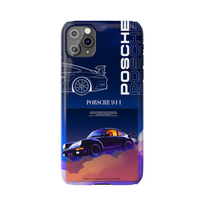 Porsche 911 Slim Phone Case - Stylish Car Design for Auto Enthusiasts