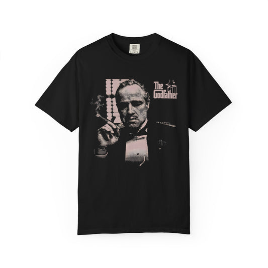 The Godfather Unisex Garment-Dyed T-Shirt - Retro Cool Tee for Film Lovers
