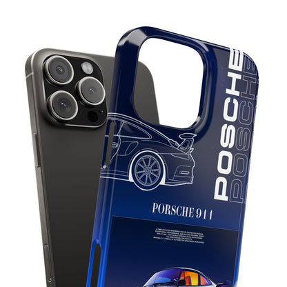 Porsche 911 Slim Phone Case - Stylish Car Design for Auto Enthusiasts