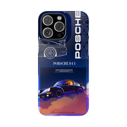 Porsche 911 Slim Phone Case - Stylish Car Design for Auto Enthusiasts