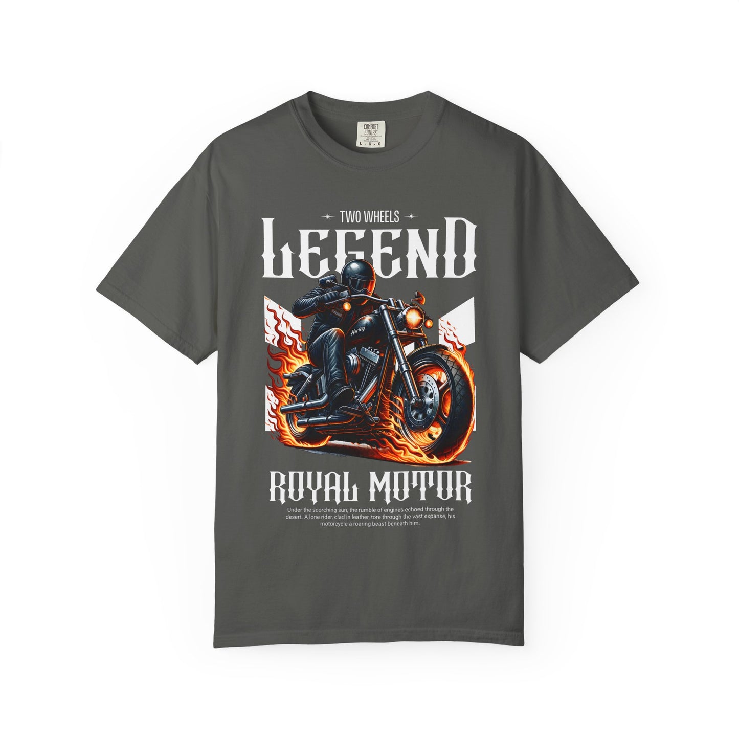 Legendary Motorcycle Unisex Garment-Dyed T-shirt - Perfect for Riders & Bike Enthusiasts