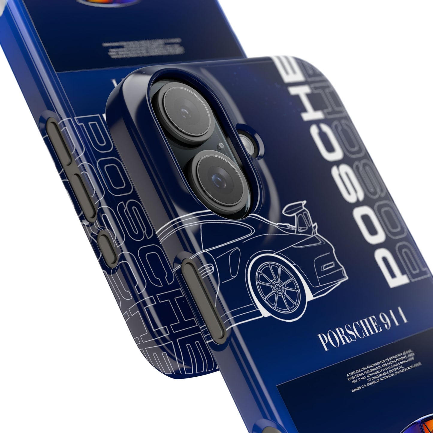Porsche 911 Slim Phone Case - Stylish Car Design for Auto Enthusiasts