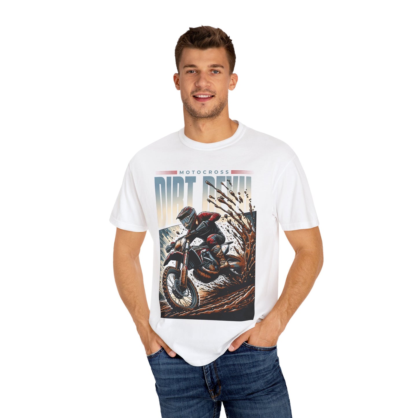 Motocross Graphic T-Shirt - Dirt Devil Design