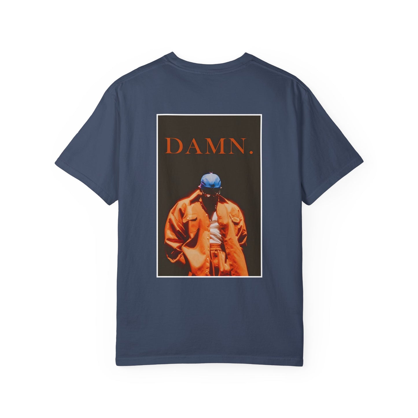 Unisex Garment-Dyed T-Shirt: DAMN. Graphic Tee for Casual Style